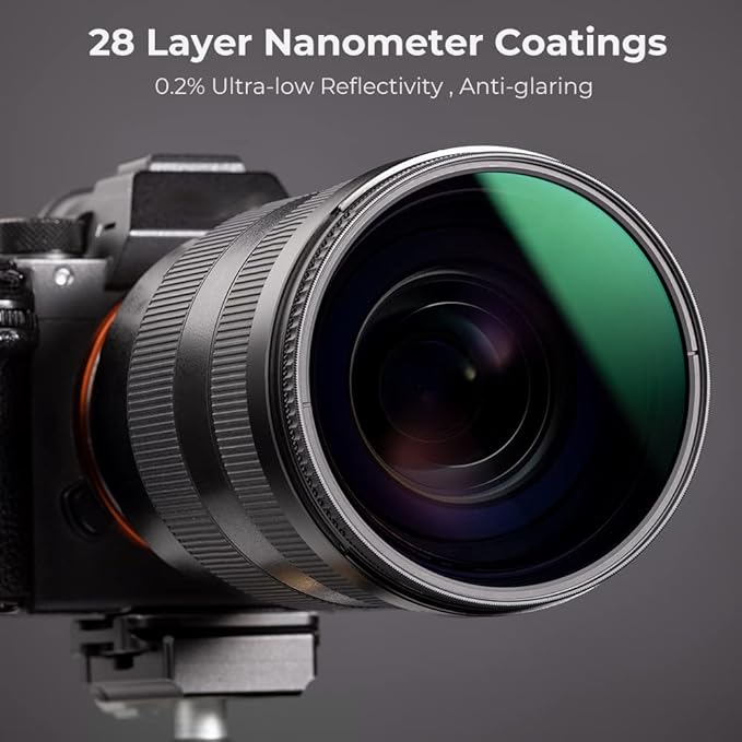 K&F CONCEPT 112mm Circular Polarizers Filter 28 Layer Super Slim Circular Polarizing Filter (CPL) Lens Filter Compatible with Nikon Z 14-24mm f2.8S Lens
