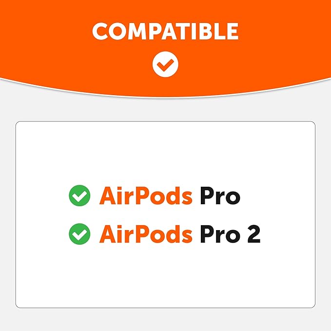 WC TipZ - Upgraded Memory Foam Ear Tips for Airpods Pro Made by Wicked Cushions | Improved Comfort, Tighter Seal, Better Foam Rebound Time | Fits Perfectly in Charging Case | (Navy Blue)