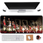 RTGGSEL 31.5x11.8 Inch Non-Slip Long Extended Large Gaming Mouse Pad with Stitched Edges XL Laptops Keyboard Mouse Mat（KB）