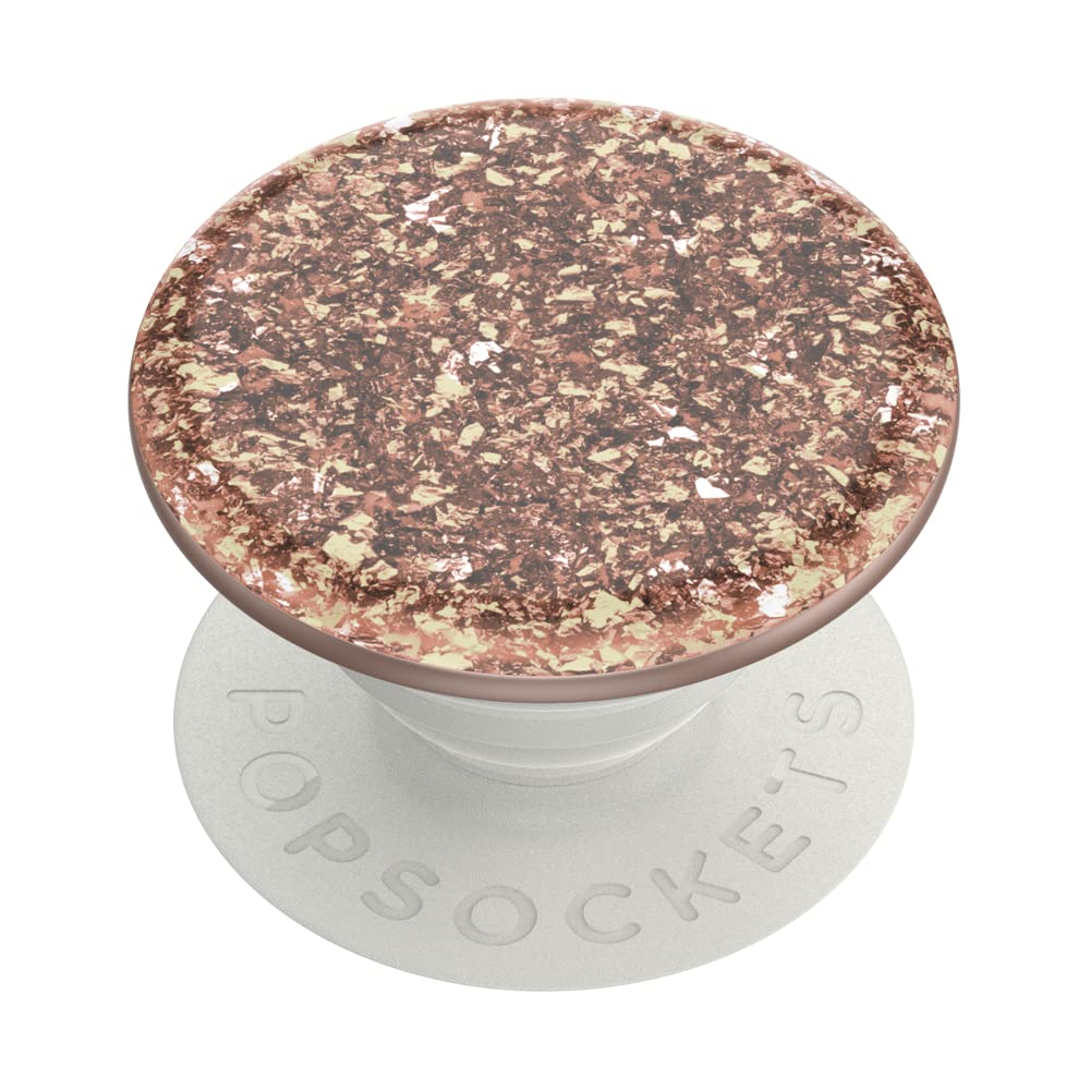 PopSockets Adhesive Phone Grip, Holder- Foil Rose Gold