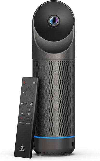 NexiGo Meeting 360 Ultra (Gen 3), Enhanced All-in-One Conference Camera System, Multi-Camera Setup, 8K Capture, AI-Powered Framing and Auto Tracking, for Medium to Large Meeting Rooms