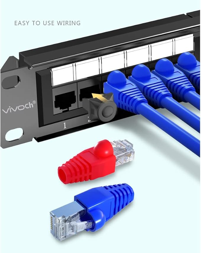 VIVOCH 50 Pcs Cat5 Cat5E Cat6 Strain Relief Boot, RJ45 Plug Connector Cover Modular Network Plug Connector Cap Cable Connector Boots, Green