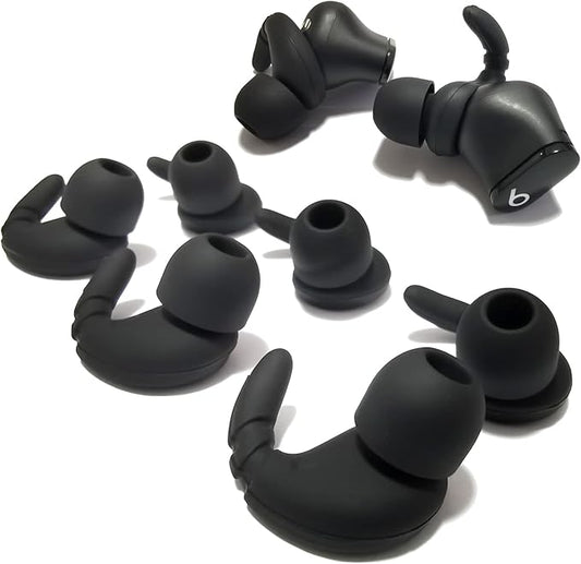 Silicone Ear Hooks for Beats Studio Buds Ear Tips Replacement Earbuds Tips for Beats Studio Buds Earbuds 3 Pairs