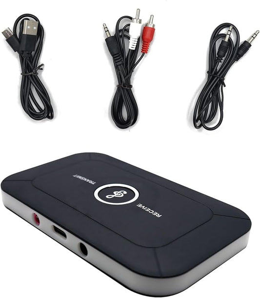 Bluetooth Audio Transmitter Receiver, 2 in 1 Bluetooth 5.3 Adapter for Bose Wave Radio IV III II Awr1b1 Awr1b2, TV, Computer, MP3 and Gym - Connect Speakers for Seamless Streaming