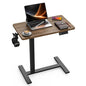 FiCiHi 28 Inch Small Electric Standing Desk, Adjustable Mobile Laptop Desk