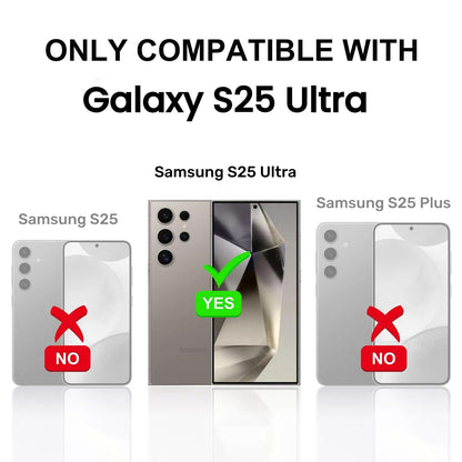 Korecase Galaxy S25 Ultra Camera Lens Protector, Black