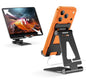 Aoviho Foldable Cell Phone Stand for Desk, Holder for iPhone,Purple