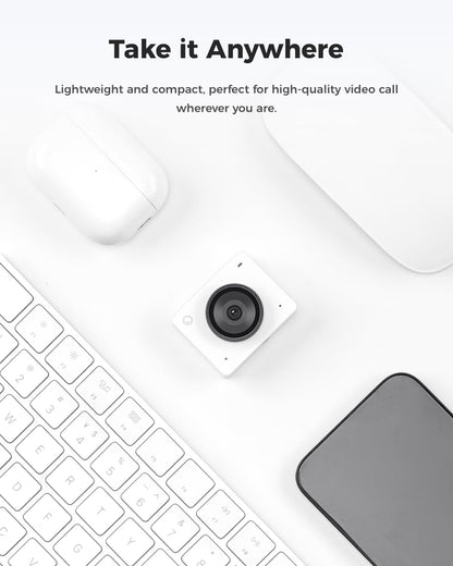 OBSBOT Meet 2-4K Webcam for PC with 1/2" Sensor, AI Framing & Autofocus