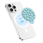 HSAOHD Magnetic Suction Cup Phone Mount, Compatible with MagSafe, Silicone Octo Cup Buddy Sticky Grip Holder for iPhone and Android, Removable Hands-Free Phone Stand Selfie/Video for TikTok, Red