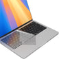 Kuzy Clear Premium MacBook Pro Keyboard Cover 14"/16" 2026-2023 M5-M1 Pro/Max - MacBook Air 13/15" Keyboard Cover- A3240 A3241 A3401 A3403 A3114 A3113 - US Layout TPU, Clear