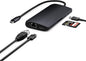 Satechi 8 in 1 USB C Hub Multiport Adapter V3, 8K HDMI, 100W Charging, 4 USB Data Ports, Ethernet, SD Card Reader, for Laptop, for Mac/Windows, MacBook Pro/Air M4/M3/M2/M1, iPad, iPhone 16 - Midnight