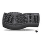 Perixx Periboard-612B Wireless Ergonomic Split Keyboard with Dual Mode 2.4G and Bluetooth Feature, Compatible with Windows 11 and Mac OS X System, Black, US English Layout