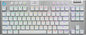 Logitech G915 X Lightspeed TKL Wireless Mechanical Gaming Keyboard, Double-Shot PBT Keycaps, Fully Programmable Keys, RGB Backlit Mac/PC Gaming Keyboards, Aluminum Finish, GL Tactile Switches, White