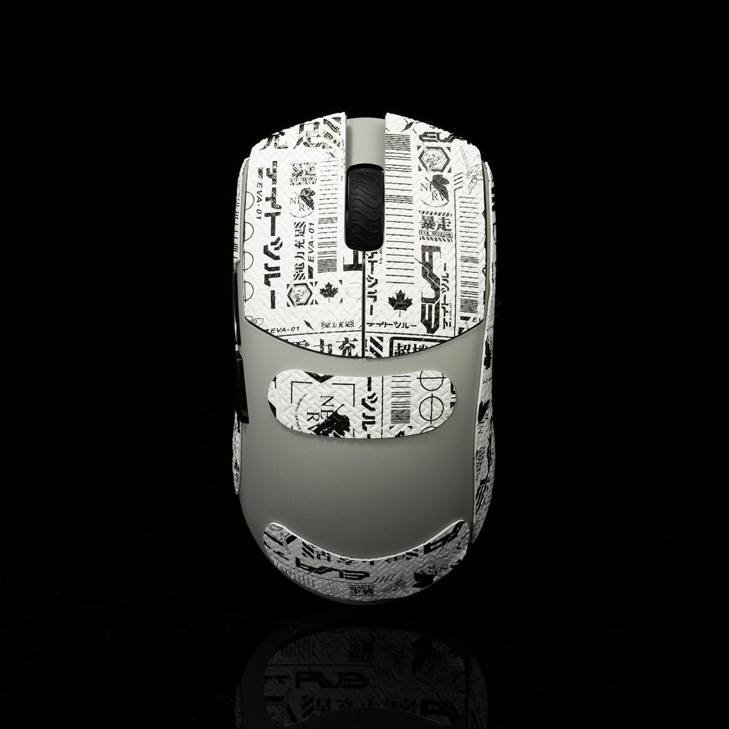 Hokeyio Grip Tape for Lamzu Atlantis Maya - Anti-Slip,Enhanced Control, Sweat Resistance,Improves FPS Gaming Grip & Mouse Protection [Pre-Cut] EVA White 0.5mm