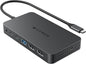 HyperDrive Next Dual 4K HDMI 7 Port USB C Docking Station for M Series MacBook, PC, Chromebook, 2x File Transfers w/ 10Gbps USB Ports, Dual 4K Docking Station Charges w/ 100W PD Power Passthrough Port
