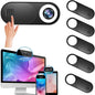 Webcam Cover Slide, Ultra Thin Round Hole Laptop Camera Cover Slide Blocker for Computer MacBook Pro iMac PC Tablet Notebook Surface Pro Echo Show Camera, Ultra Thin Privacy Protector（6 pack）