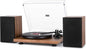 1 by ONE Bluetooth Turntable HiFi System with 36 Watt Bookshelf Speakers, Patend Designed Vinyl Record Player with Magnetic Cartridge, Bluetooth Playback and Auto Off
