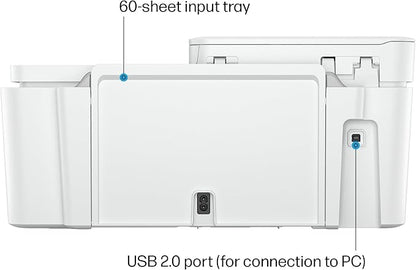 HP DeskJet 4227e Wireless All-in-One Color Inkjet Printer, Scanner, Copier, Best-for-Home, 3 Months of Instant Ink Trial Included (6W7F0A)
