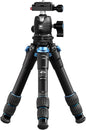 SIRUI AM203 Mini Travel Tripod with 360° B00K Ball Head, Lightweight Aluminum Tripod for Travel and Tabletop Use, Max Load 20lbs/10KG, Folded Height 11.4”, Max Height 16.7”