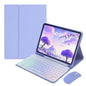 Disonbeir for iPad 11th (A16,2025) 11-inch, iPad 10th Gen 10.9 Inch 2022 Keyboard Case with Mouse and Rainbow Backlit Magnetic Detachable Bluetooth Keyboard Cover,Misty Blue