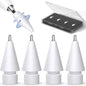 (4 Pack) Replacement Tips for Apple Pencil 2nd Generation and Pencil 1st Generation,Inesore Upgraded Apple Pencil Tips Accessories Compatible with Apple Pencil 2 Generation iPad Pro Pencil Nib