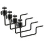 Trail Camera Mount, 4 Pcs Trail Camera Holder with 1/4 in Screw,Hunting Accessories,360° Adjustable Tree Screw Mounting Bracket for Game Cameras, Solar Panels, etc, Easy to Install & Heavy duty