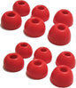 Silicone Earbuds Tips for Beats Studio Buds Ear Tips Replacement for Beats Studio Buds Earbuds 6 Pairs LMS Red