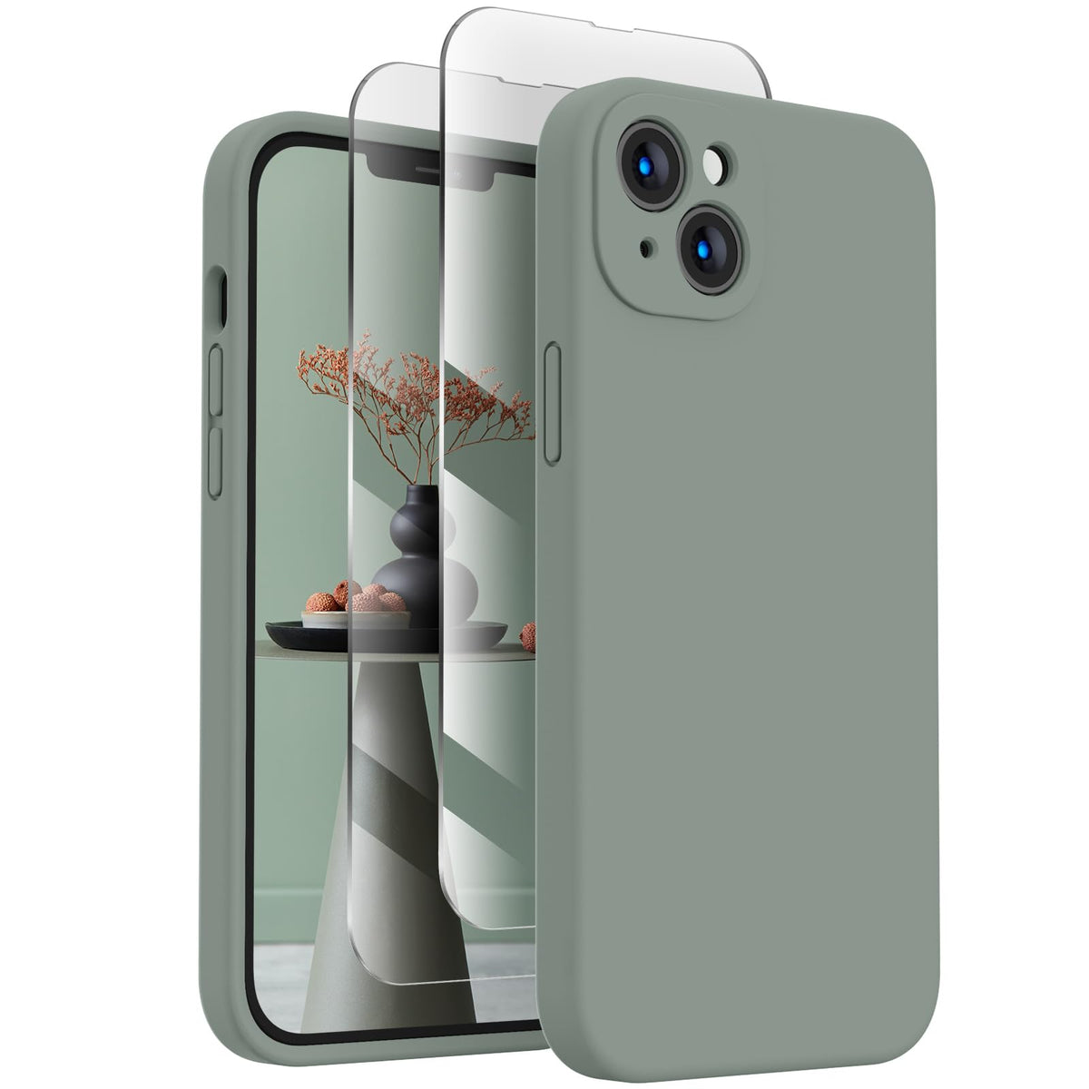 FireNova Designed for iPhone 13 Case, 6.1", Alpine Green