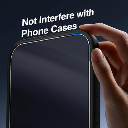 SMARTDEVIL 3 Pack Screen Protector for iPhone 13/13 Pro/14, Bubble-and-Dust-Free Box, HD Tempered Glass, Military Grade Shatterproof & Ultra Durable, Easy Installation