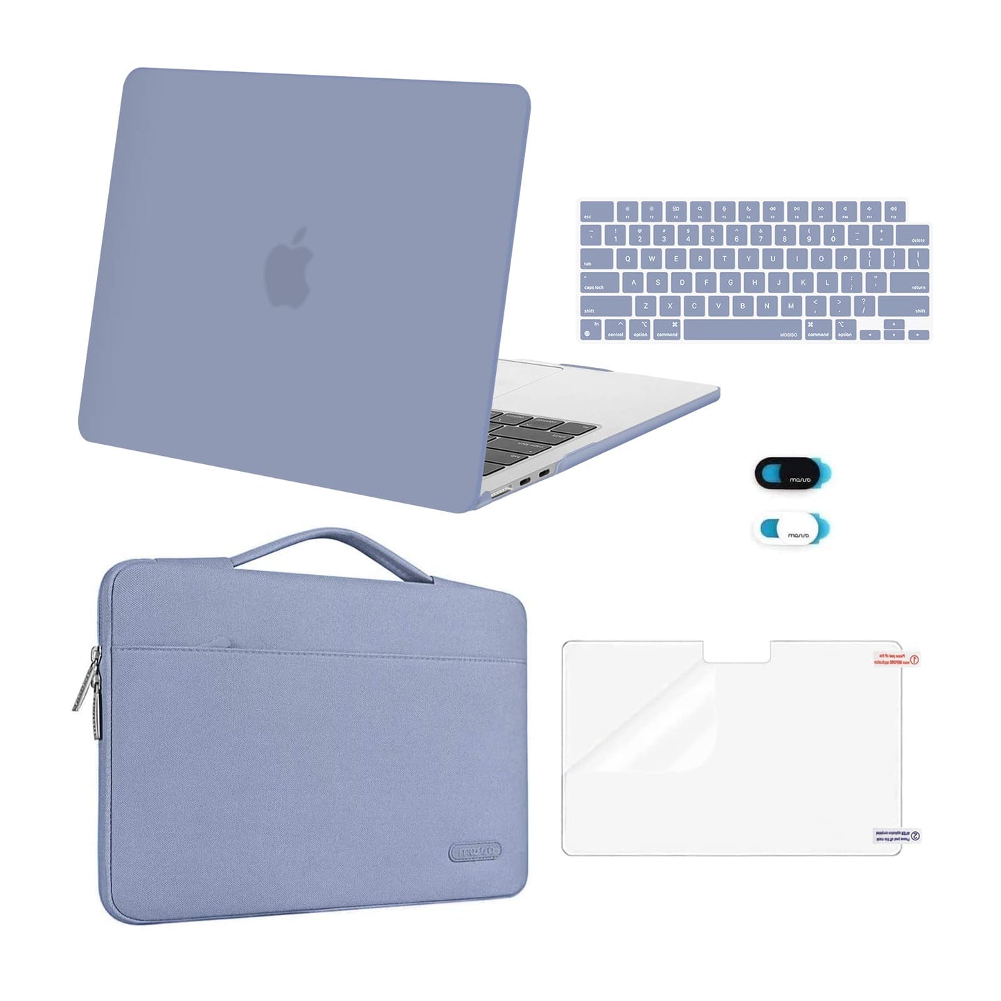 MOSISO Compatible with MacBook Air 13 inch Case M5 2026 M4 M3 M2 2025-2022