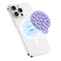 HSAOHD Magnetic Suction Cup Phone Mount, Compatible with MagSafe, Silicone Octo Cup Buddy Sticky Grip Holder for iPhone and Android, Removable Hands-Free Phone Stand Selfie/Video for TikTok, Red