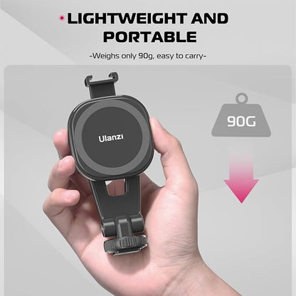 ULANZI Magnetic iPhone Tripod Mount MA23, Magnet Phone Holder Adapter Tripod Attachment Compatible with MagSafe Only for iPhone 12 13 14 15 16 Plus Pro Max All Series