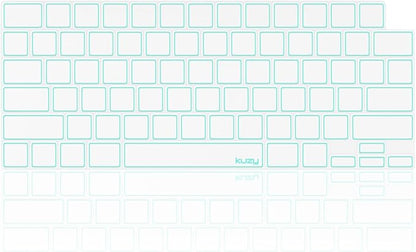 Kuzy Mint Premium MacBook Pro 14 inch Keyboard Cover M4 16" 2025 2024 2023 M3 M2 M1 Pro Max - MacBook Air 13 inch Keyboard Cover 15" M4 - A3240 A3241 A3401 A3403 A3114 A3113 - US Layout TPU, Mint
