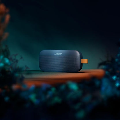Bose SoundLink Flex Portable Bluetooth Speaker (2nd Gen), Portable Outdoor Speaker with Hi-Fi Audio, Up to 12 Hours Battery Life, Waterproof and Dustproof, Twilight Blue - Limited Edition Color