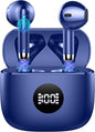 Wireless Earbuds, Bluetooth 5.4 Ear Buds LED Power Display Headphones Bass Stereo, Bluetooth Earbuds in-Ear Noise Cancelling Mic, 40H Playback Mini Case IP7 Waterproof Sports Earphones for Android iOS