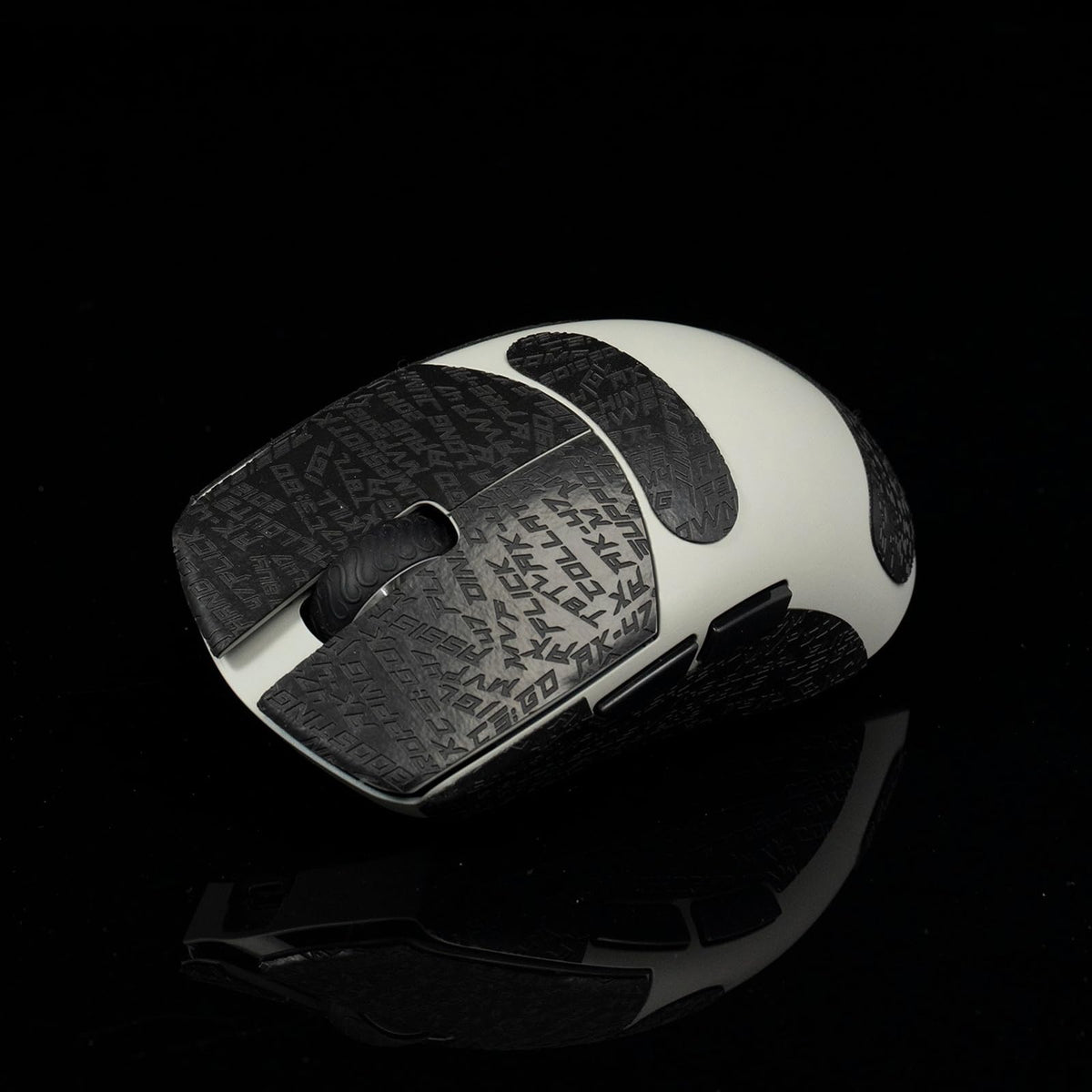 Hokeyio Grip Tape for Lamzu Atlantis Maya - Anti-Slip,Enhanced Control, Sweat Resistance,Improves FPS Gaming Grip & Mouse Protection [Pre-Cut] EVA White 0.5mm