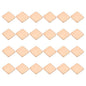 PATIKIL Copper Heatsink Pad Shims, 24 Pcs 15x15x1.8mm Copper Pad Shim IC Chipset GPU CPU Thermal Heatsink for Cooling Laptop Desktop Computer
