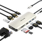 WAVLINK USB C Docking Station Dual Monitor for Dell/HP/Lenovo Laptop