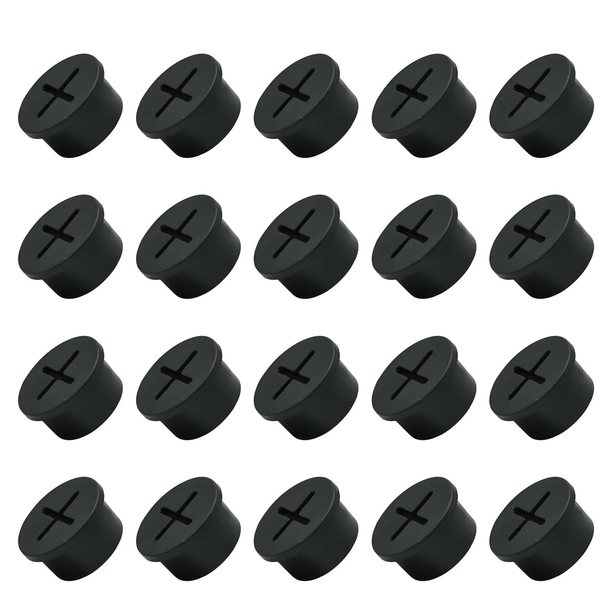 EASYEAH 5 Pcs Desk Grommet 2" / 50 mm, Desk Hole Cover for Cables