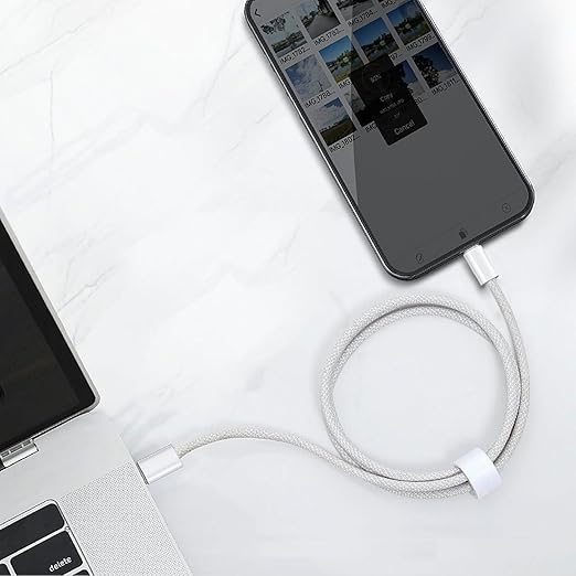 1.5FT Short IPhone 17/16E/16/15 Woven Cable, USB A to USB C CarPlay Charger Cable for iPhone 17Air, 15 16 17 Pro Max, 15/16 Plus,iPad 10th Gen,iPad Pro 12.9/11, Air 5th/4th Gen, Mini 6th Charging Cord