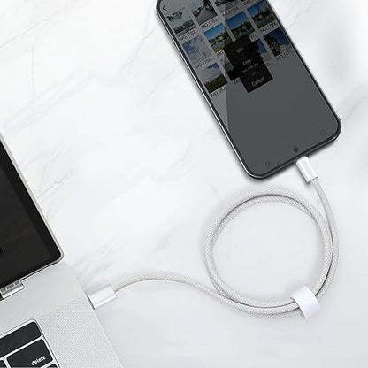 1.5FT Short IPhone 17/16E/16/15 Woven Cable, USB A to USB C CarPlay Charger Cable for iPhone 17Air, 15 16 17 Pro Max, 15/16 Plus,iPad 10th Gen,iPad Pro 12.9/11, Air 5th/4th Gen, Mini 6th Charging Cord