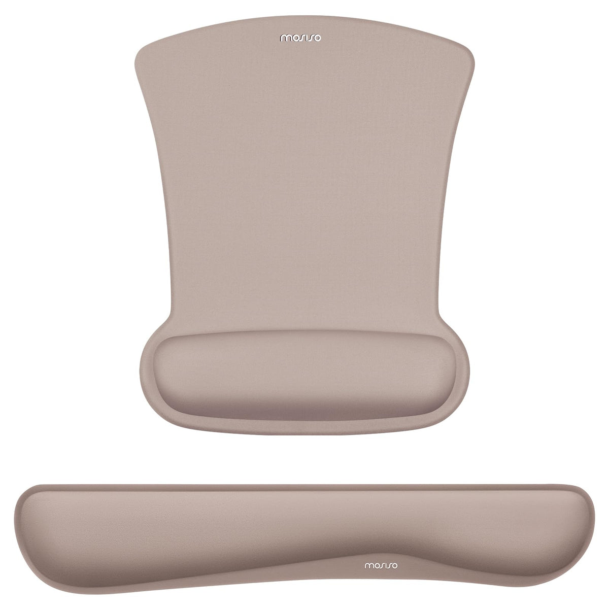 MOSISO Wrist Rest Support for Mouse Pad & Keyboard Set, Navy Blue