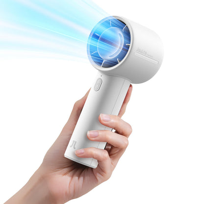 JISULIFE Portable Handheld Fan, 22H Max Runtime, 5-Speed - Gray