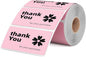 2.25x1.25 Inch Thermal Labels Pink, Holographic Sliver Barcode Thermal Labels for Thermal Printer and Small Business, Multi-Purpose Rectangle Stickers, 500 Sheets/Roll