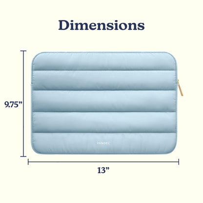 Vandel The Original Puffy Laptop Sleeve Case, 13-14 inch Laptop Sleeve Bag Case 13.3 Inch, Compatible with MacBook Air 13, Pro 14/13 iPad Pro 12.9, HP Dell ASUS, Computer Bag Cover