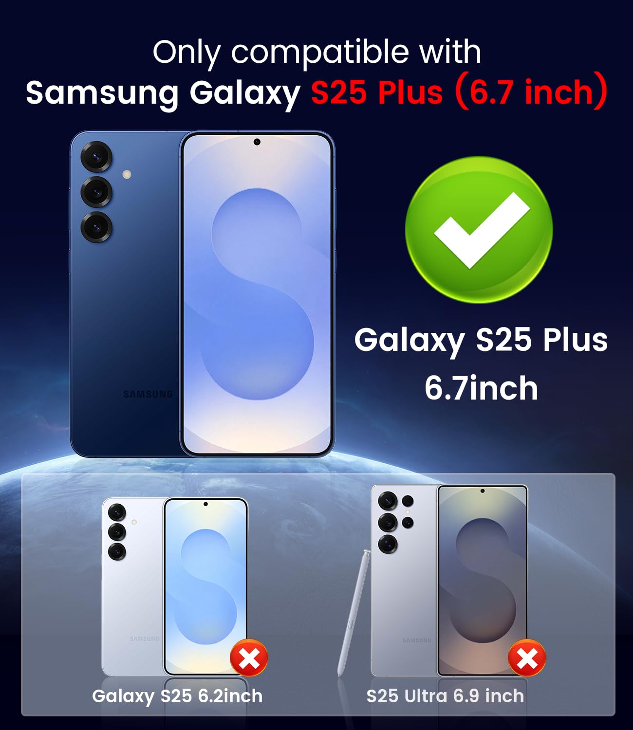 LEKEVO Magnetic for Samsung Galaxy S25 Plus Case [Compatible with MagSafe][Built-in Camera Lens Protector] Slim Soft Silicone Bumper Shockproof Metallic Luster Phone Shell (Green)