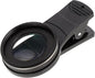Phone Lens : 37mm 15X Macro Lens for Phone Camera Clip-on Magnifying for Close-up Photography (Black)