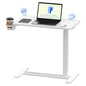 FLEXISPOT H7 28" Pneumatic Height-Adjustable Overbed Table with Wheels