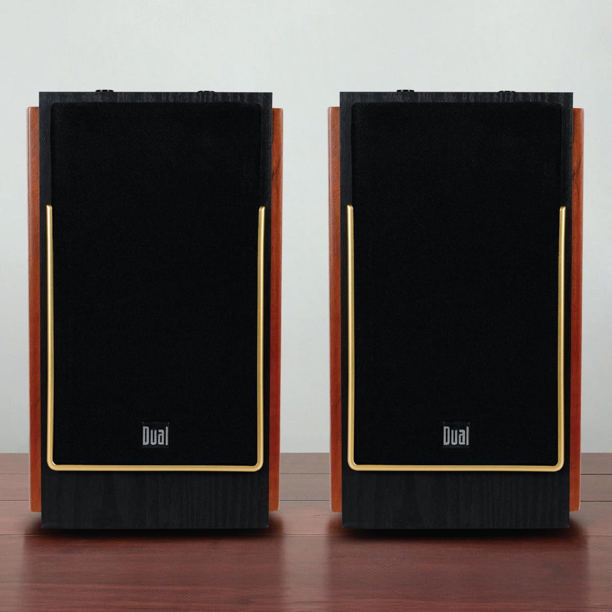 Dual Electronics LUHSL20B Bookshelf Speakers Pair Bluetooth & Class-D Amp