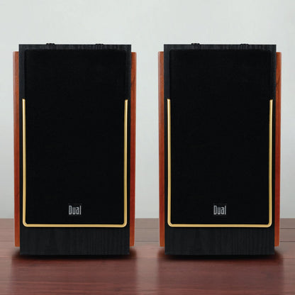 Dual Electronics LUHSL20B Bookshelf Speakers Pair Bluetooth & Class-D Amp